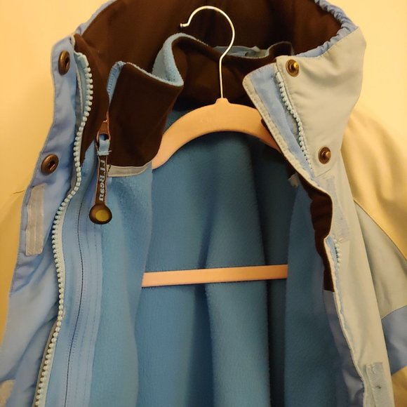 L.L. Bean Womens Blue 3 in-1Jacket Multiple pockets Medium. - Picture 8 of 14